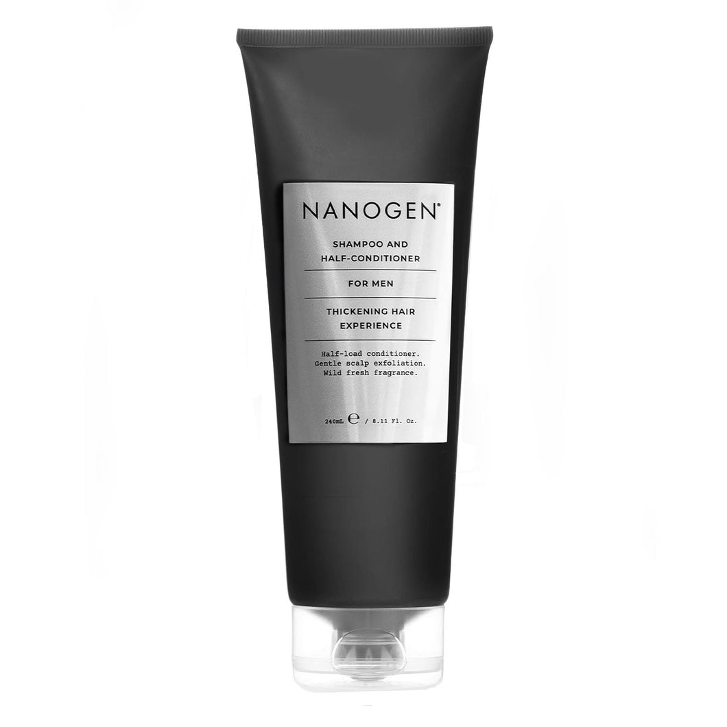 NANOGEN Hair Shampoo And Half - Conditioner For Men Thickening Hair Experience  240ml