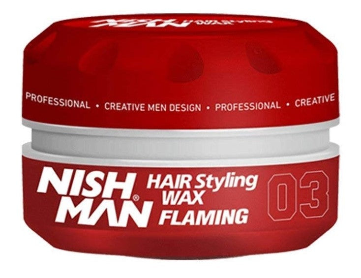 NISHMAN Hair Styling Wax 03 Flaming 150ml.